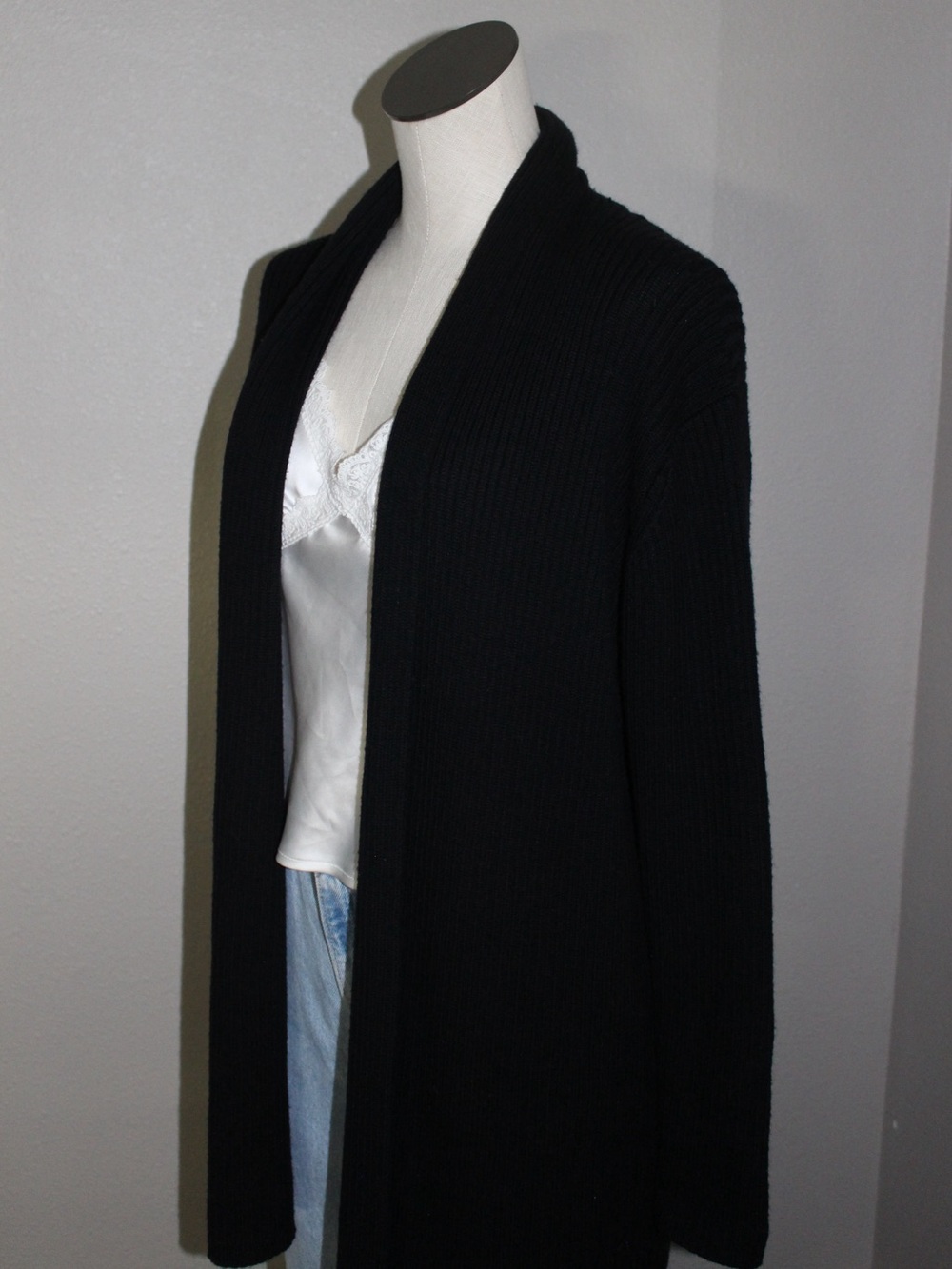 Eileen Fisher 100% Wool Cardigan Sweater